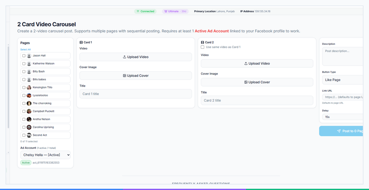 What Is the 2 Card Video Carousel? Compact Video Posts for Facebook Pages