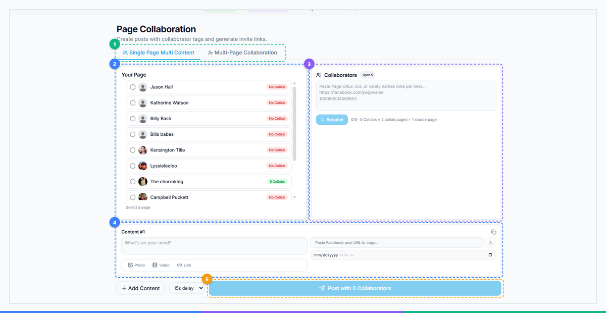 How to Bulk Collaborate on Facebook Pages: Cross-Promote at Scale