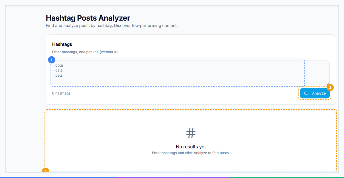 Hashtag Posts Analyzer: Find Trending Content and Groups by Hashtag on Facebook